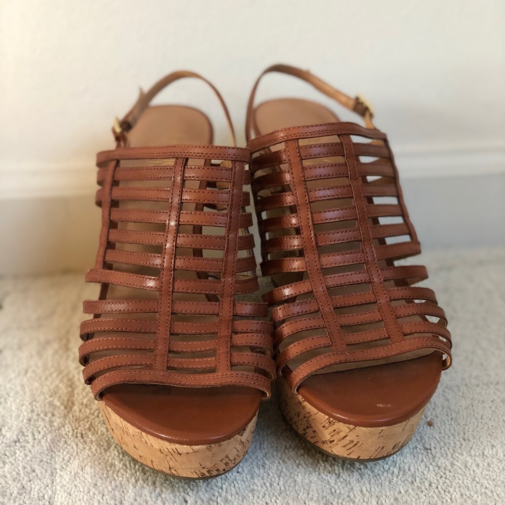 Franco Sarto Strappy Wedge Sandals